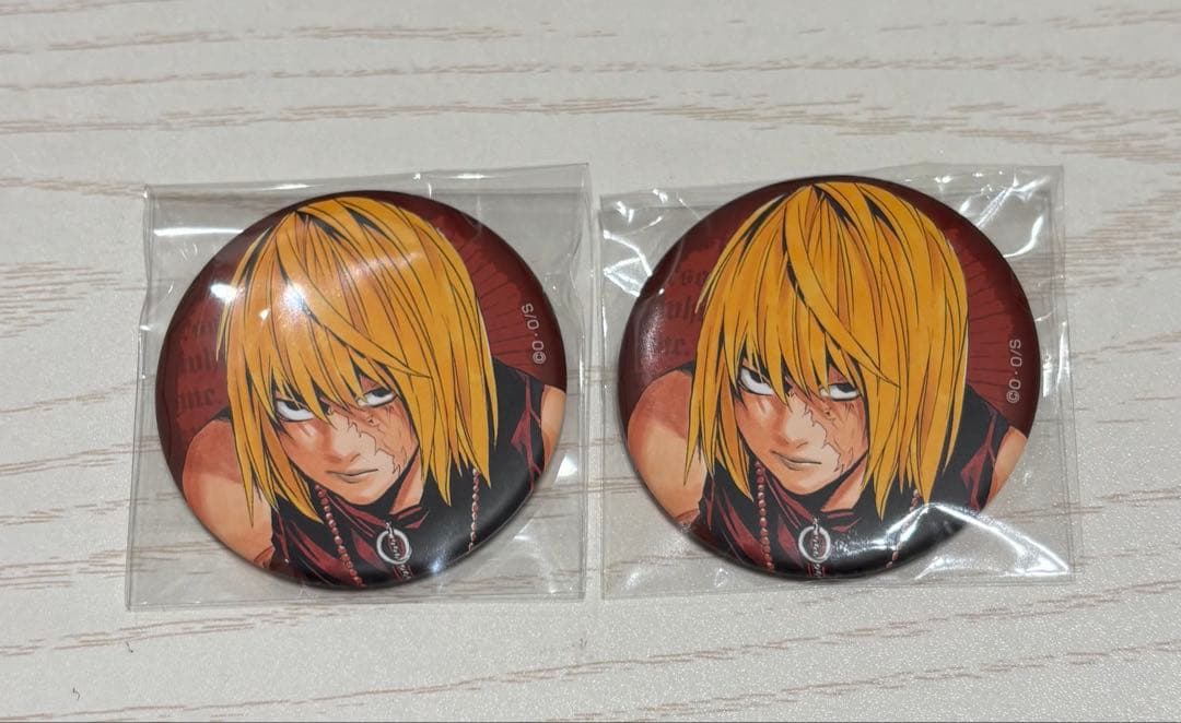 デスノート DEATH NOTE メロ マット缶バッジ ポップアップストア 2点