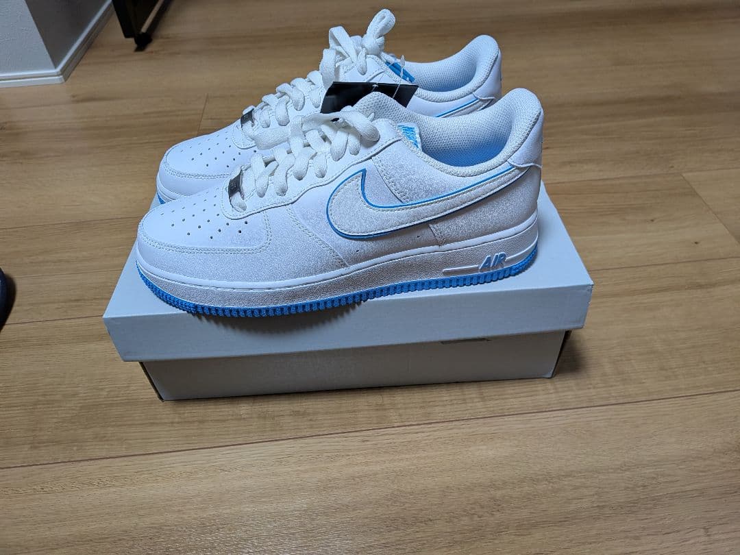 靴 AIR FORCE 1 '07 WHITE/UNIVERSITY BLUE nike-air-force-1-lxx-summit-