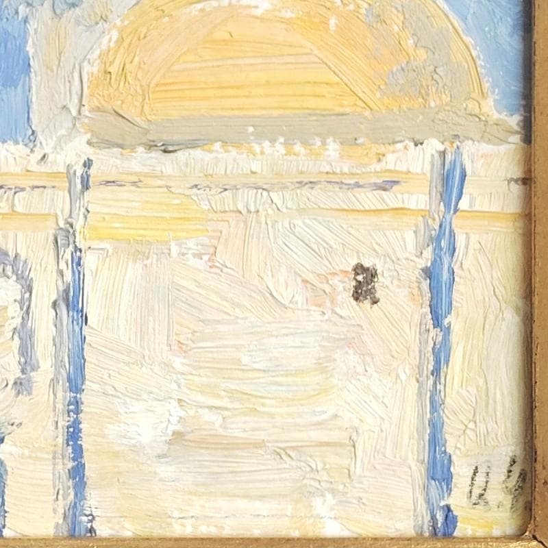 ☆クベツアン☆「バクー」油絵 F0号 ロシア現代絵画 月光荘 - メルカリ