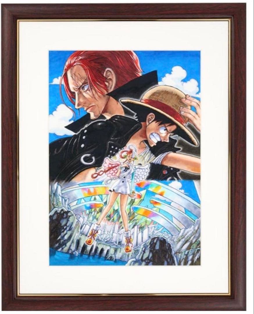 ワンピース　ONE PIECE FILM RED 額装高精細　複製原画