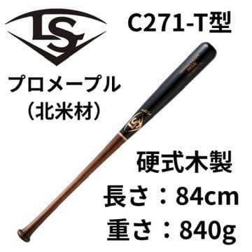 s*6様 ルイスビルスラッガー メープル C271-T型 84cm/840g 硬