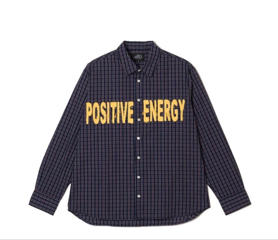 【完売】AFB POSITIVE ENERGY チェックシャツ ネイビー
