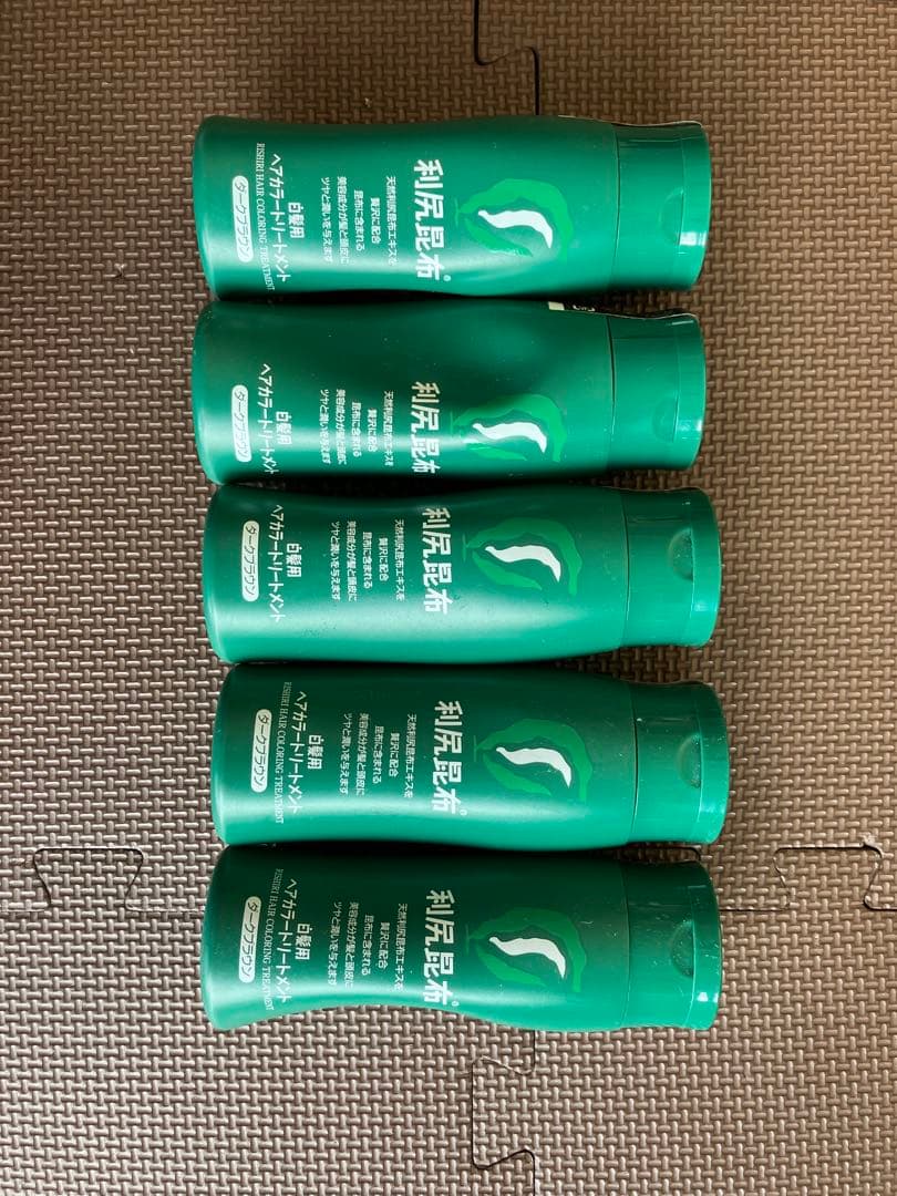 利尻昆布白髪用ヘアトリートメント ダークブラウン　200g 5本セット