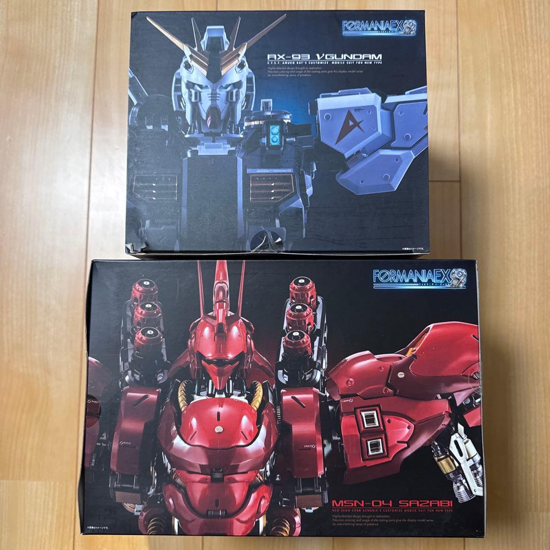 早い者勝ち 【超豪華2点セット】FORMANIA EX νガンダム & サザビー