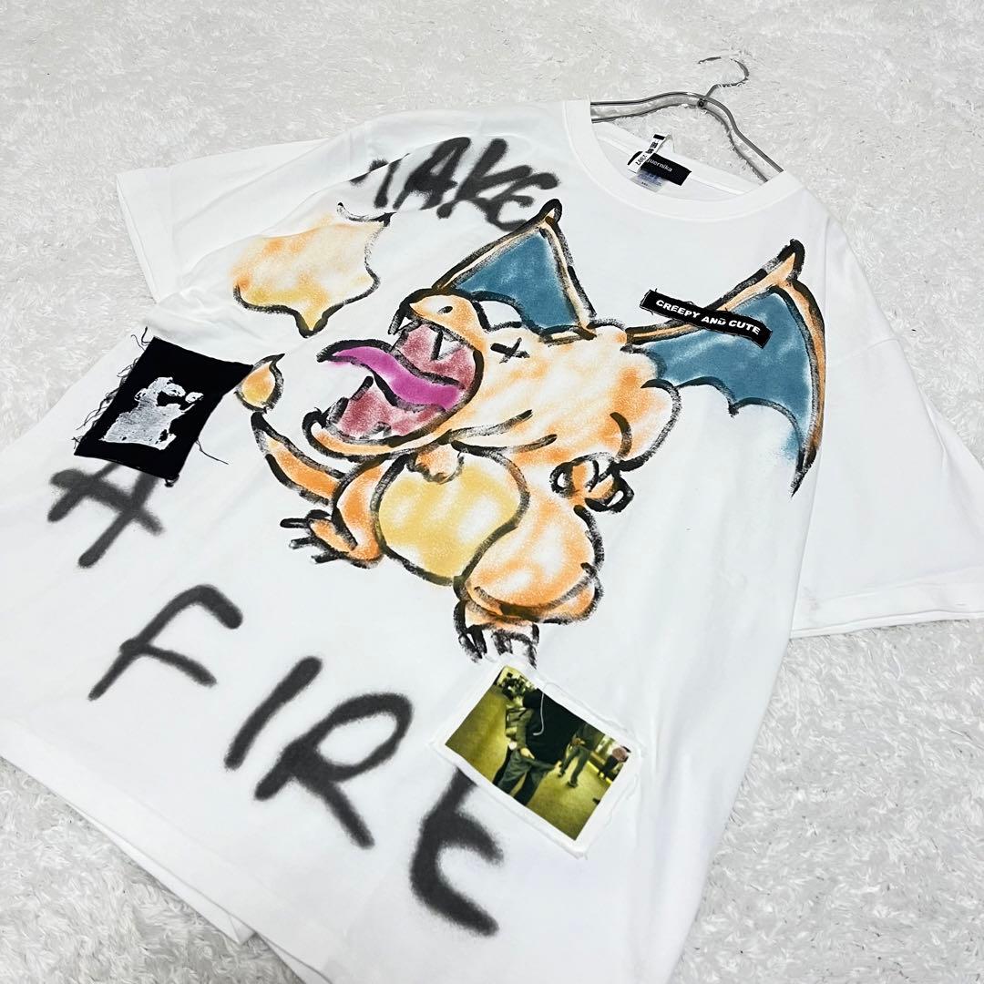 専用出品】ゲルニカ Tシャツ XXL ポケモン リザードン クリーニング済