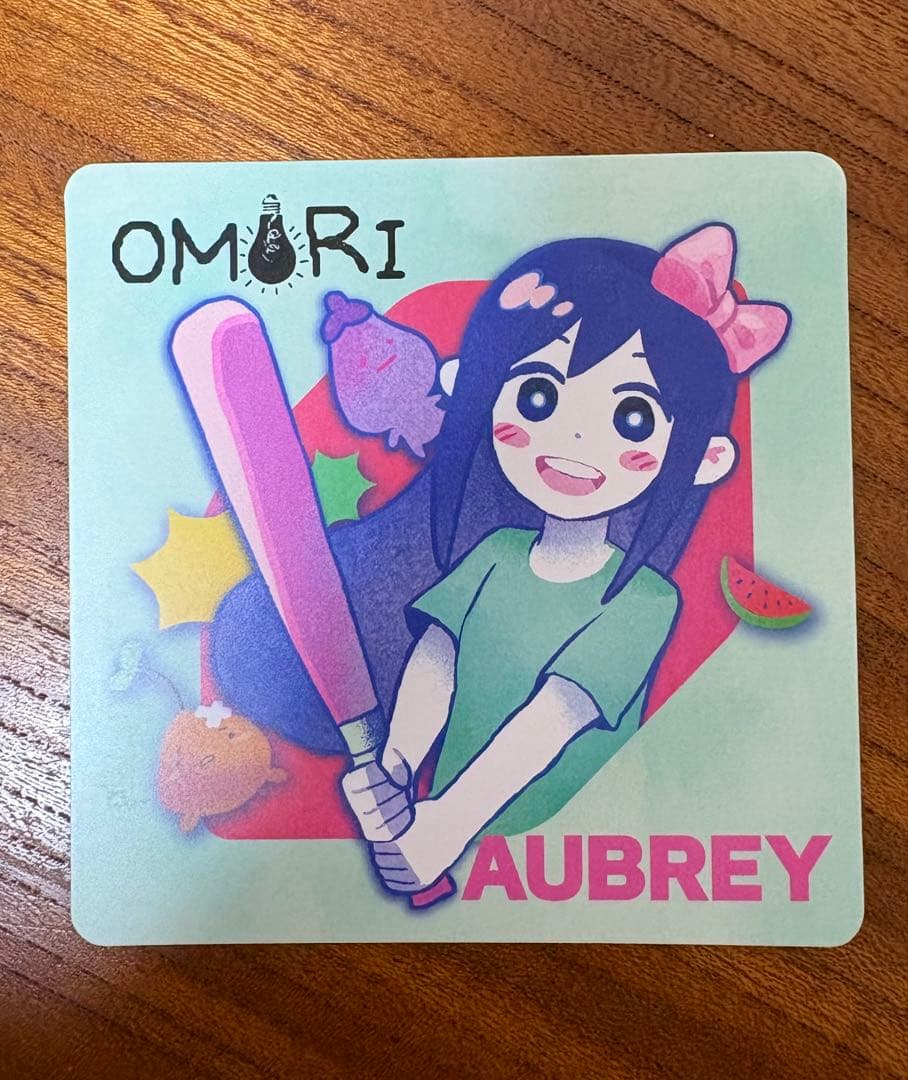 OMORI ゲーマー焼き コースター GIGO限定 オモリ オーブリー - メルカリ