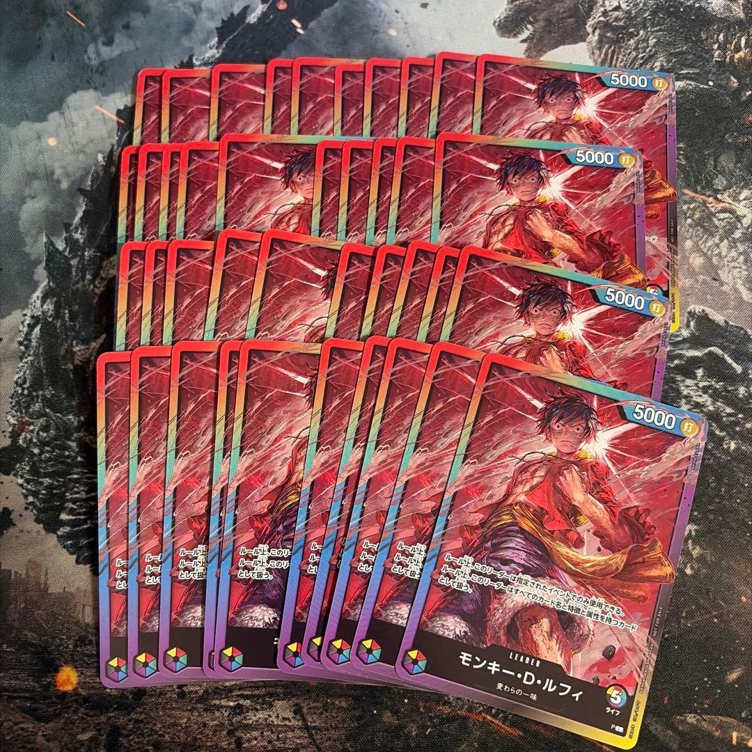 ワンピースカード ルフィ 8パックバトル ライフ5 40枚