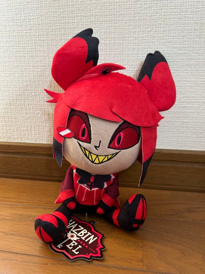 ラウンドワン限定　ハズビンホテルへようこそ おすわりぬいぐるみ　アラスター