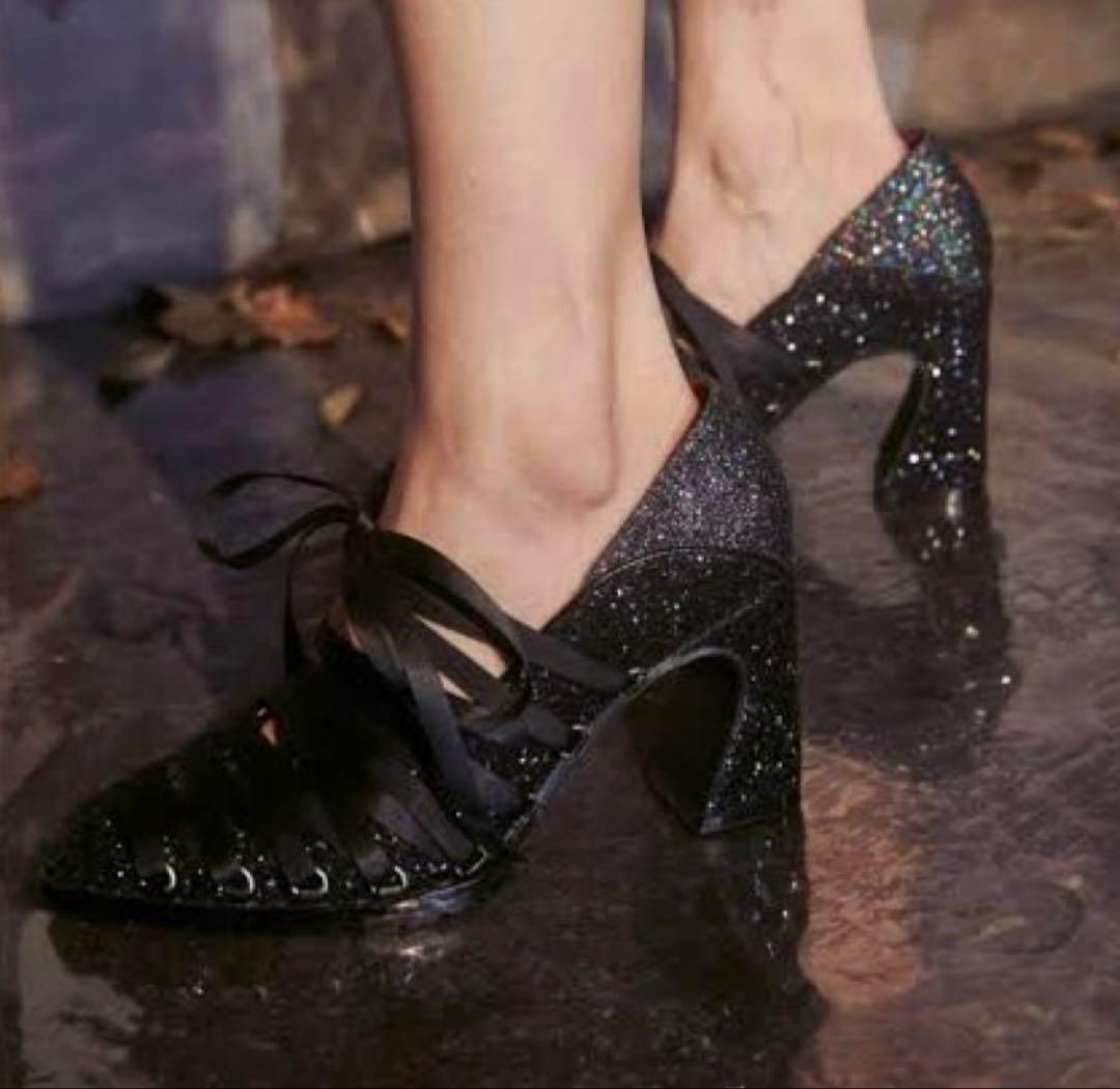 PAMEO POSE バレエヒールシューズ パンプス