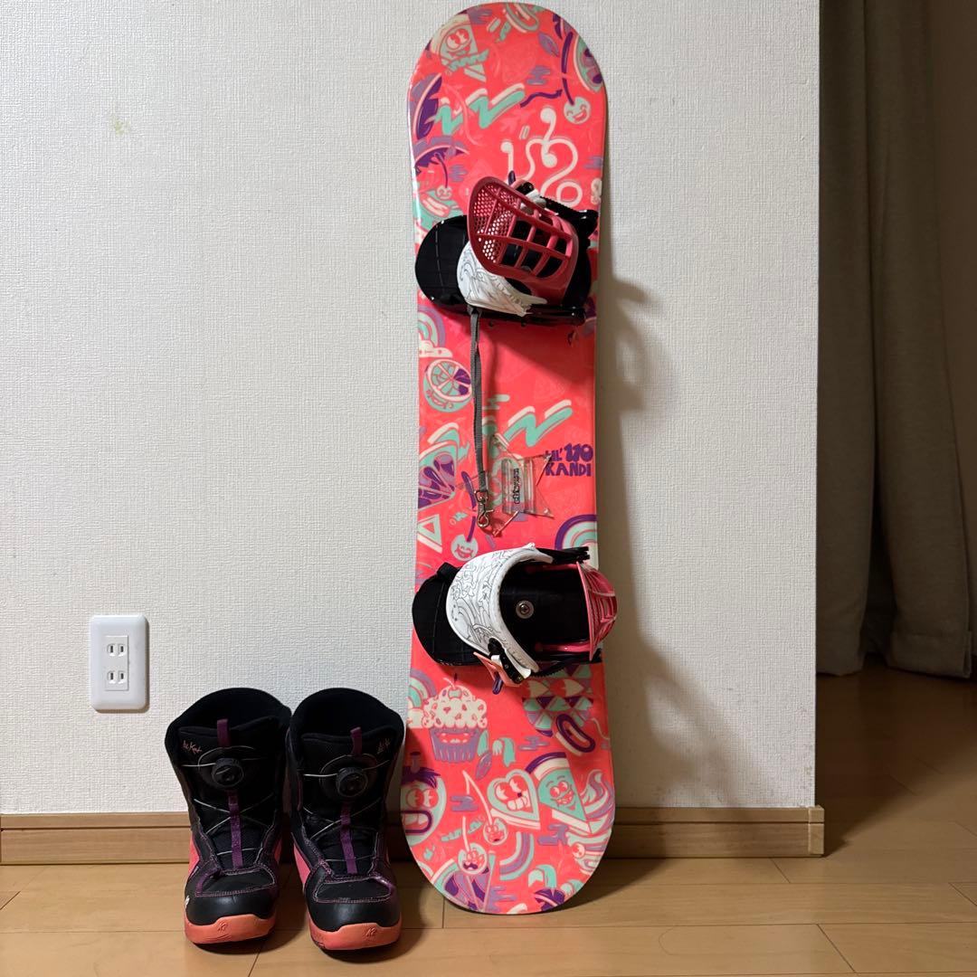 K2 Kaidi スノーボード ビンディング付き　ブーツセット