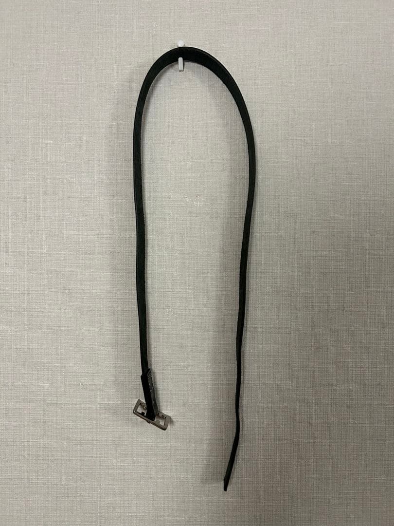 FIT SLIDE BELT NARROW XL 2.5cm幅 ブラック レザー