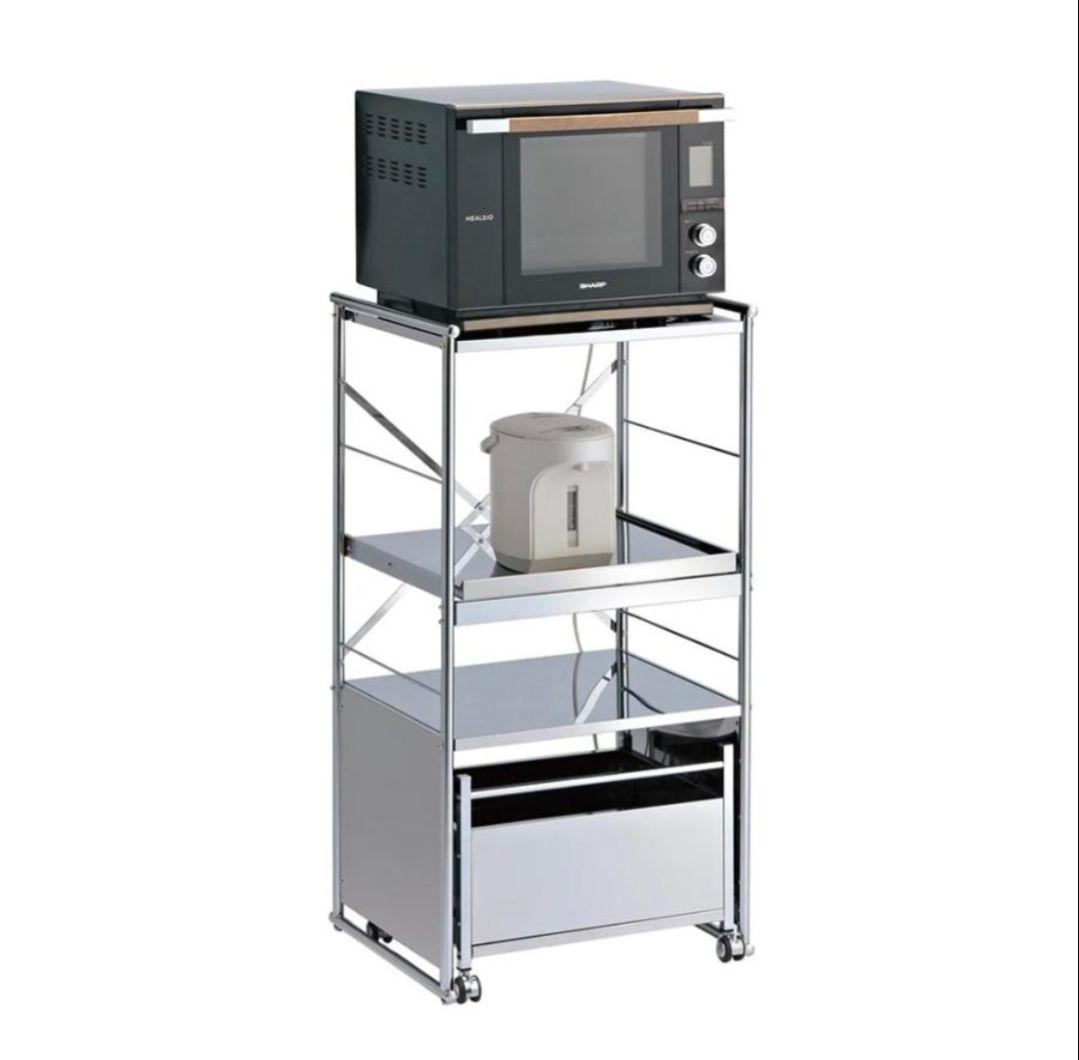 横浜市 直接受渡 配送相談 dinos ステンレス ワゴンキッチン収納幅61cm