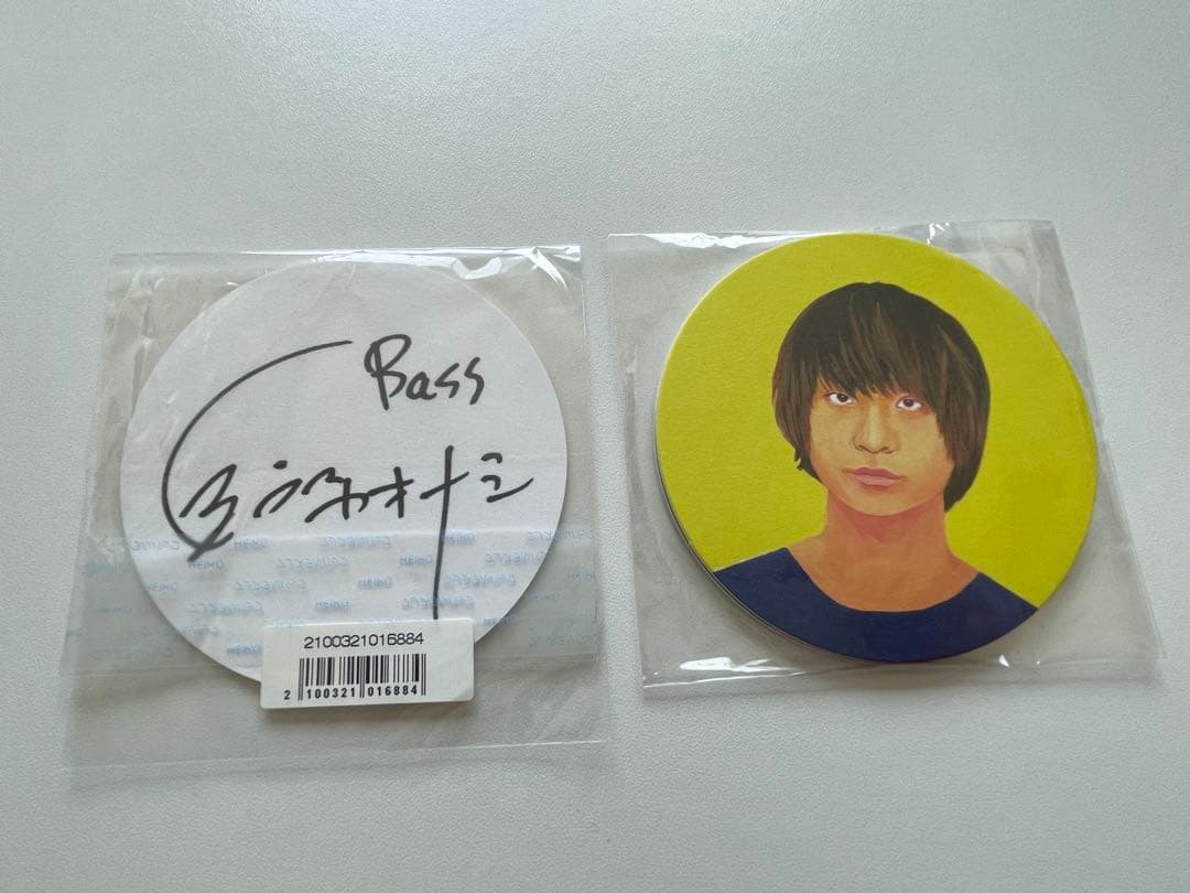 クリープハイプ 長谷川カオナシサイン入りコースター - メルカリ