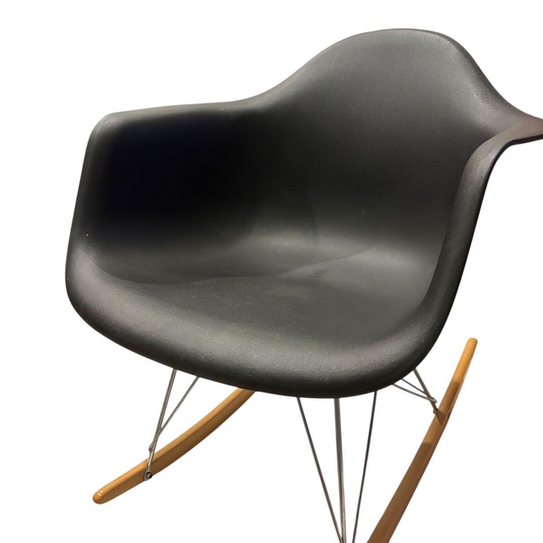 RAR ロッキング アームシェルチェア　ウォールナット　マットブラック