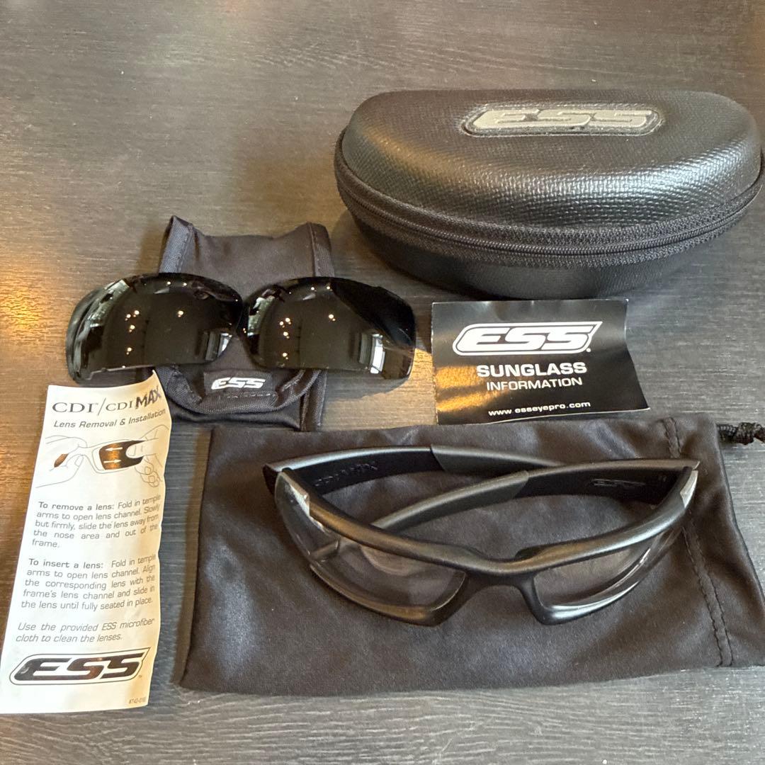 ESS CDI MAX ゴーグル 交換レンズ付き