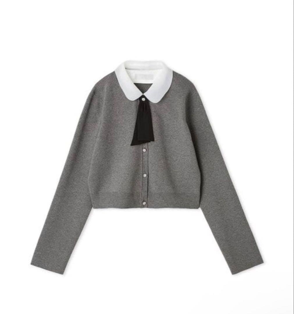 セルフォード デタッチャブル総針カーディガン 38