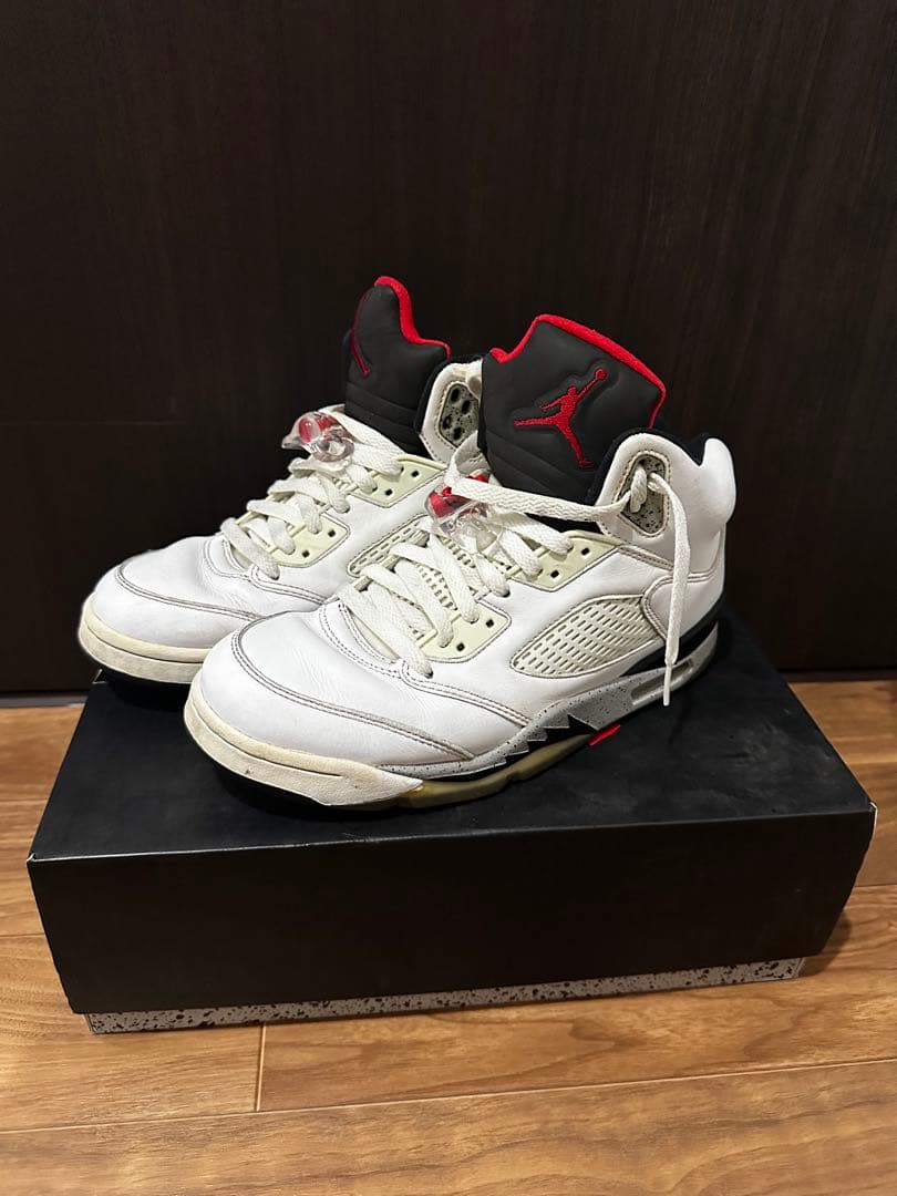 M*A様 Air Jordan 5 Retro White Cement 26.