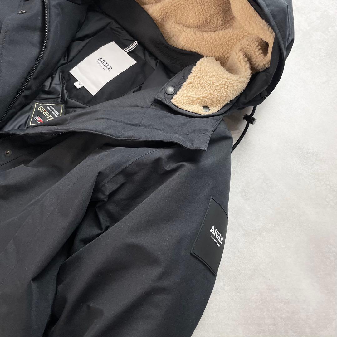 現行✨エーグル ゴアテックス ダウンジャケット ファルディア 黒 近年