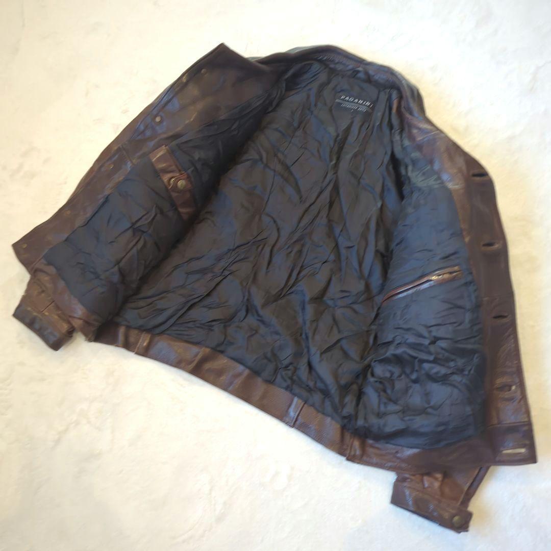 えがみ様用 PAGANINI レザージャケット トラッカージャケット - メルカリ