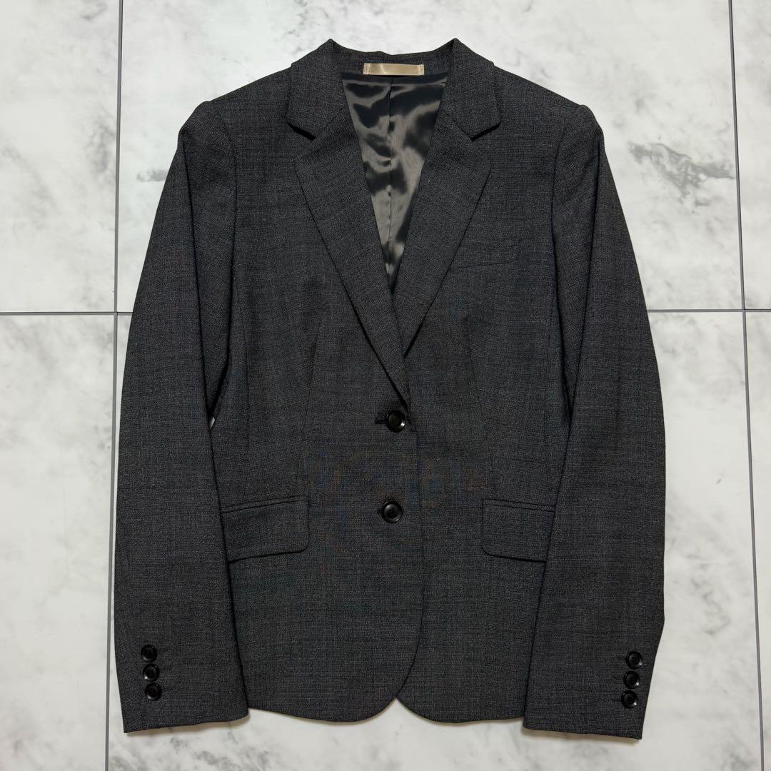 美品❣️LES MUES AOKI 洗える パンツスーツ セットアップ グレー