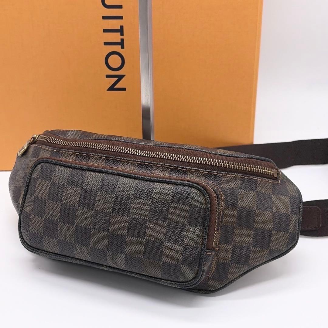ルイ ヴィトン ダミエ バムバック メルヴィール ウエストバッグ ボディバッグ