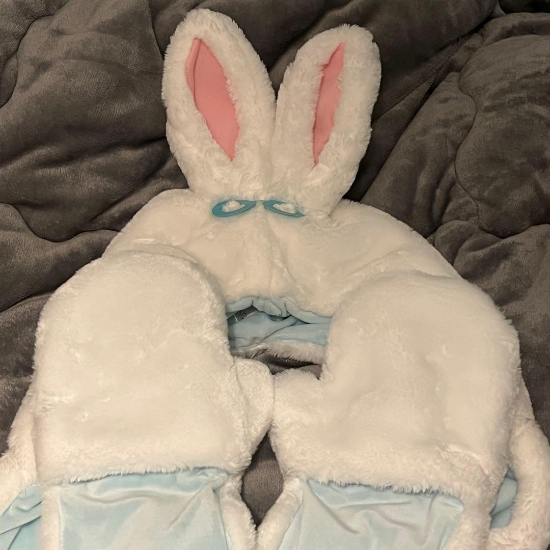 最終お値下げ】白うさぎ ファンキャップ 2個セット - メルカリ