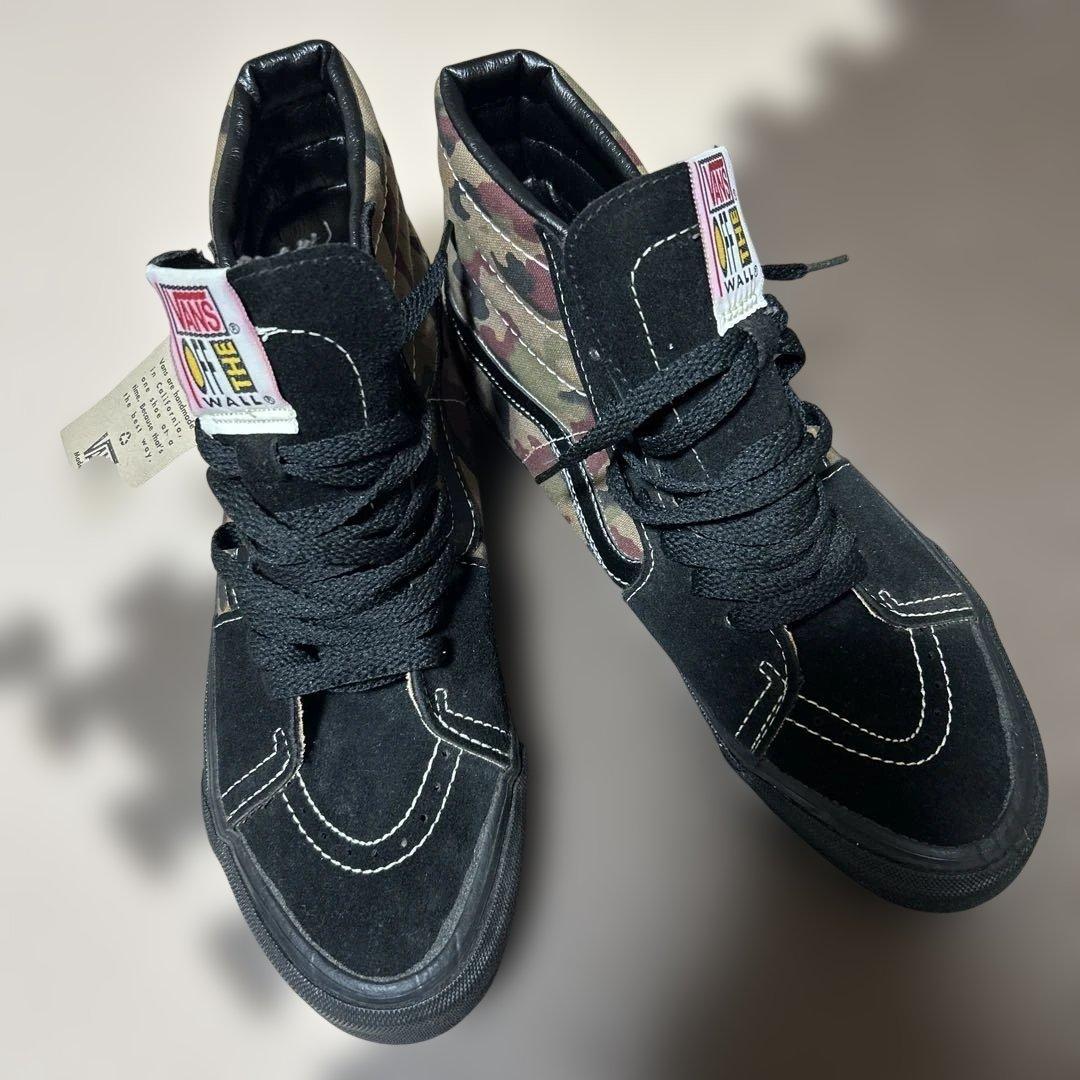 VANS SK8-Hi ブラック/カモフラージュ　26.5〜27.0cm