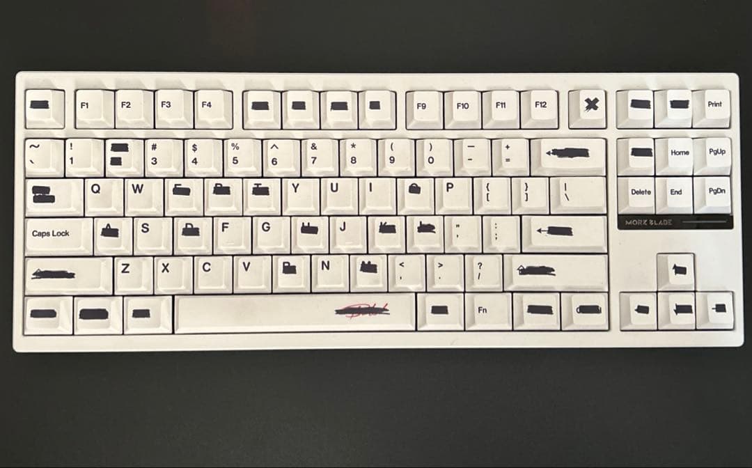 Morkblade Bold TKL 磁気キーボード ホワイト