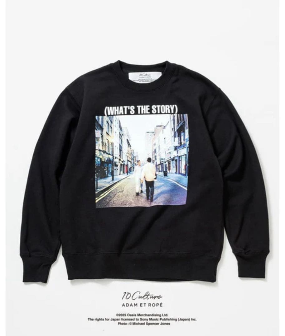 Oasis ADAM ET ROPE スウェット Lサイズ ブラック　限定