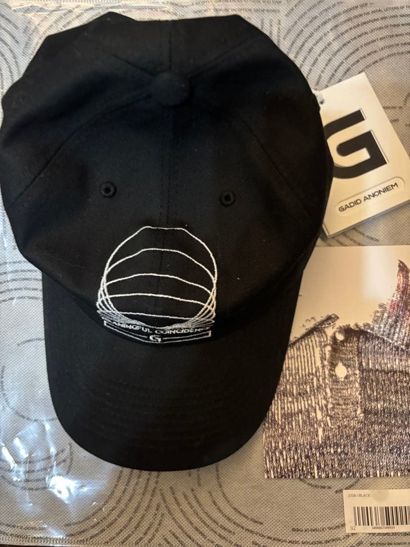 GADIDANONIEM JUDE/BLACK CAP 刺繍キャップ