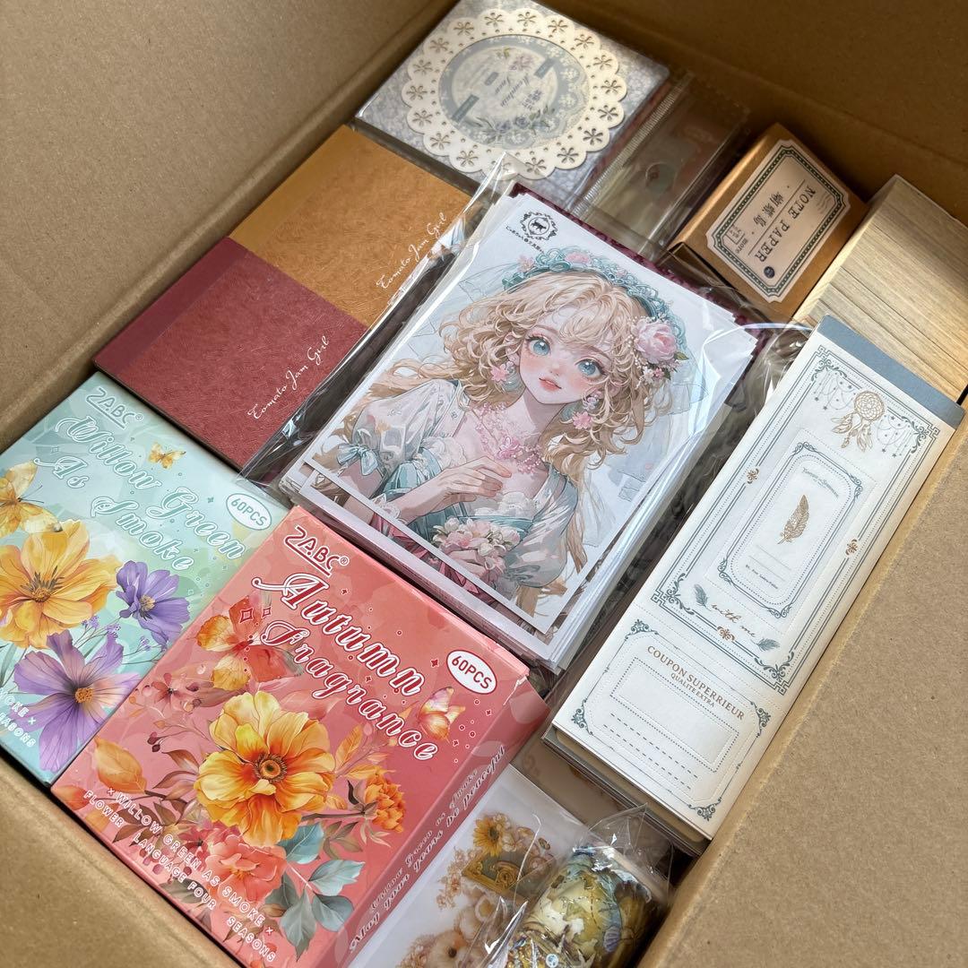 3 断捨離　セット　コラージュ　まとめ　素材　日記　紙もの　おすそ分け