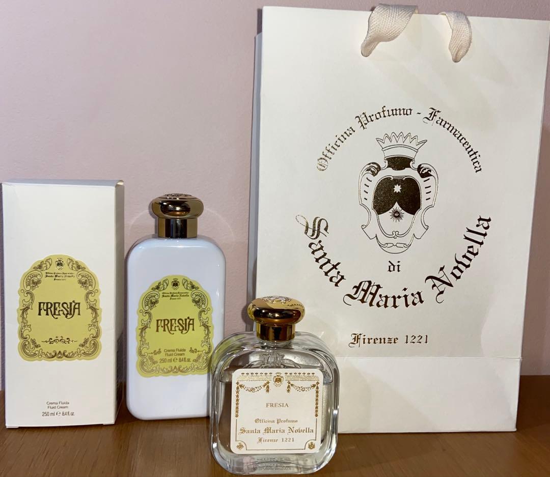サンタマリアノヴェッラ　ボディミルク　オーデコロン　フリージア