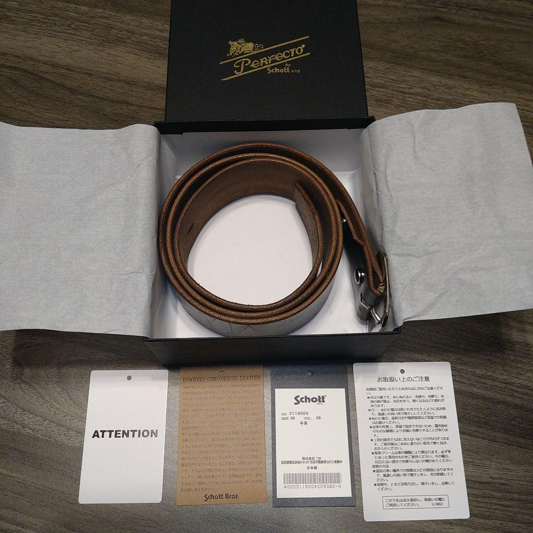 Schott PERFECT BELT ショット パーフェクトベルトブラック38 ショット Schott PERFECT BELT NARROW パーフェクト ベルト ナロー