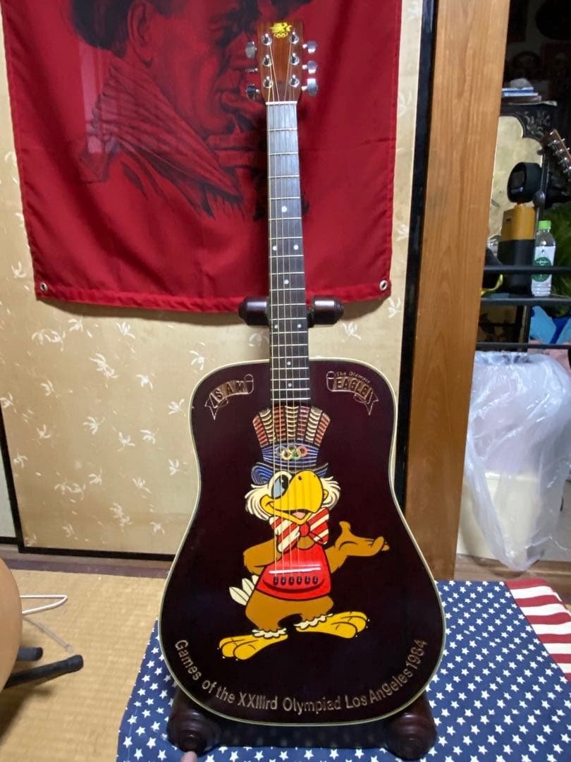 イーグルサムギター　ロサンゼルスオリンピック記念ギター　アコギ　送料無料