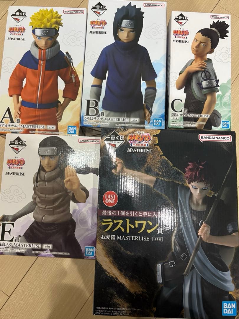 NARUTO 一番くじ masterlise フィギア まとめ売り 中忍試験編