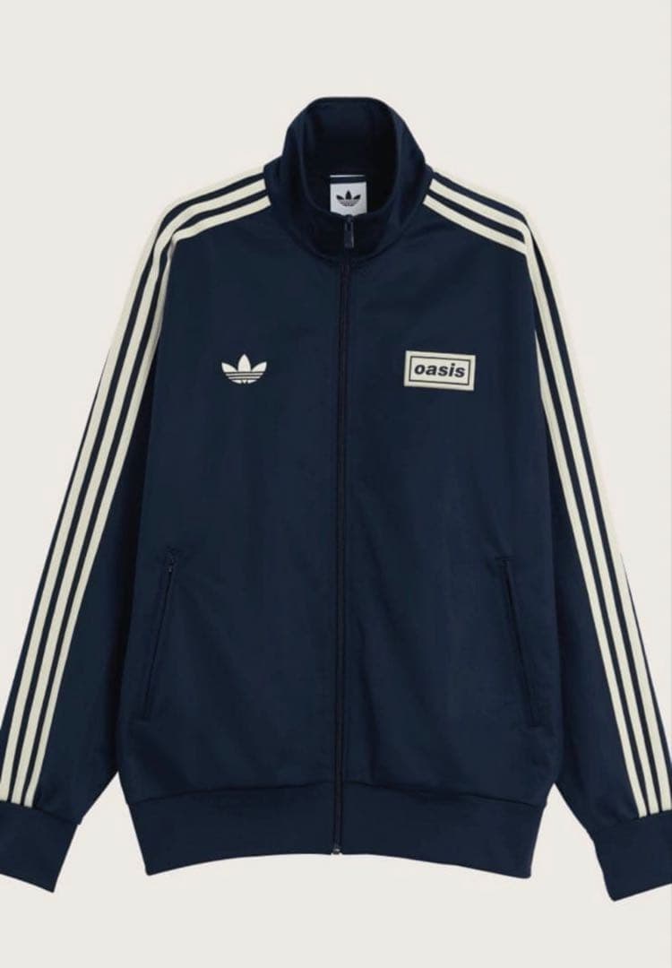 adidas × Oasis トラックジャケット ネイビー XLサイズ - メルカリ