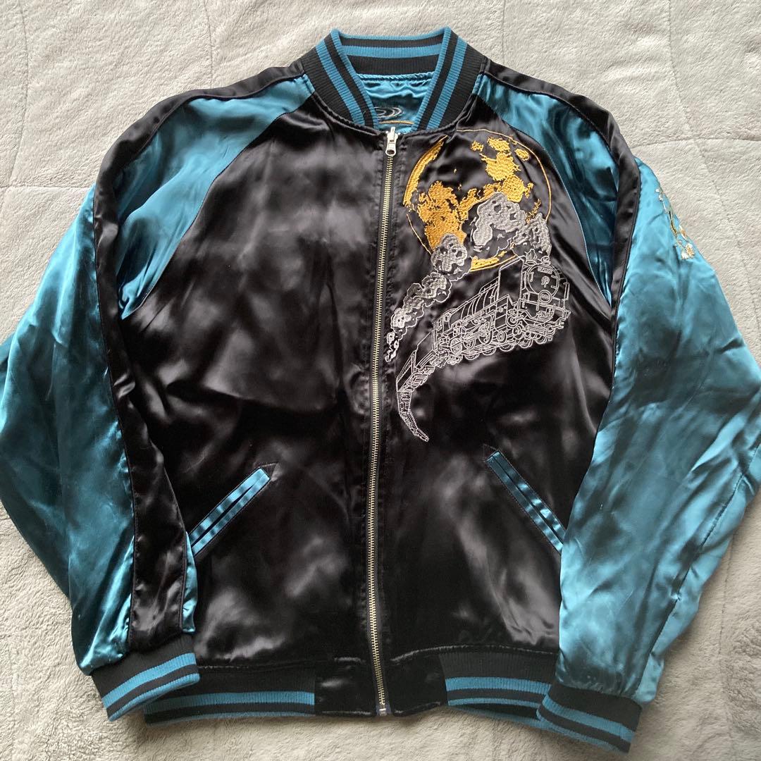 極美品 希少完売品 絡繰魂 銀河鉄道999 メーテル スカジャン