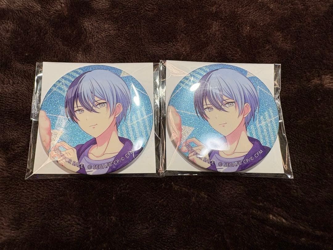 青柳冬弥 グリッター缶バッジ グリ缶 プロジェクトセカイ - メルカリ