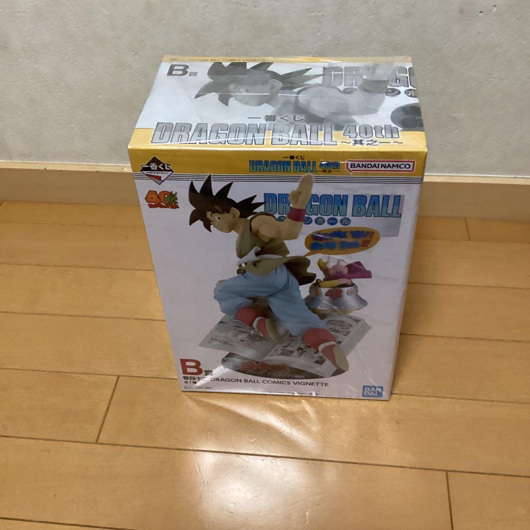 一番くじ　ドラゴンボール 悟空 フィギュア　Ｂ賞　巻四十二 巻四十二表紙悟空とブウ レビュー】一番くじ DRAGON BALL 40th ～其之