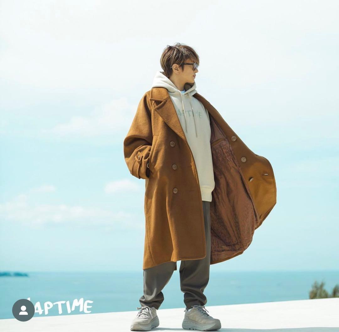 Naptime ロング コートMブラウン 西島隆弘 Nissy - メルカリ