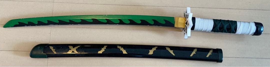 鬼滅の刃 不死川 実弥／日輪刀 剣木製刀 風柱 子供用 コスプレ