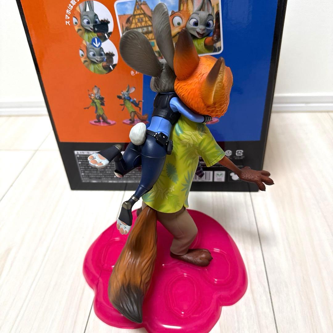 Happyくじ ズートピア A賞 ニック＆ジュディ セルフィー フィギュア