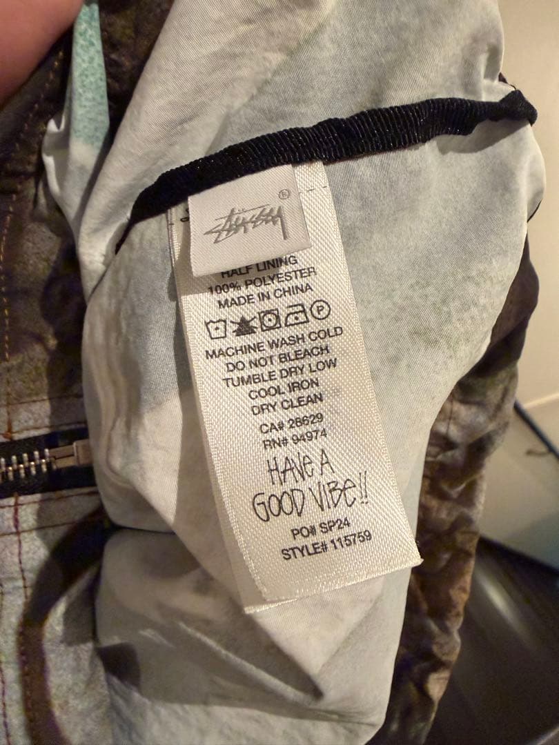 ジャケット・アウター Stussy Beach Shell Baja Print \"Multi\"