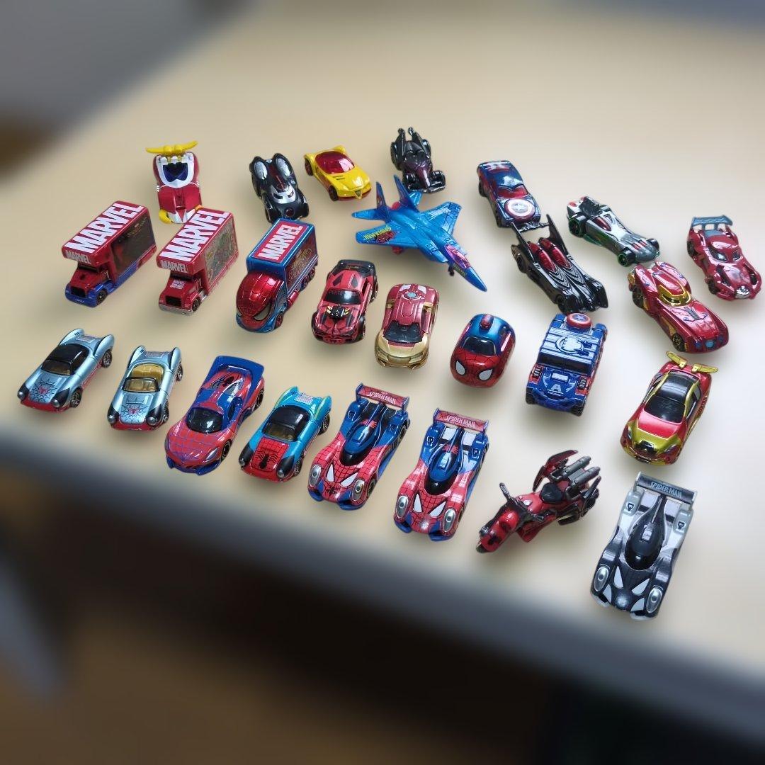 スパイダーマン ミニカーセット