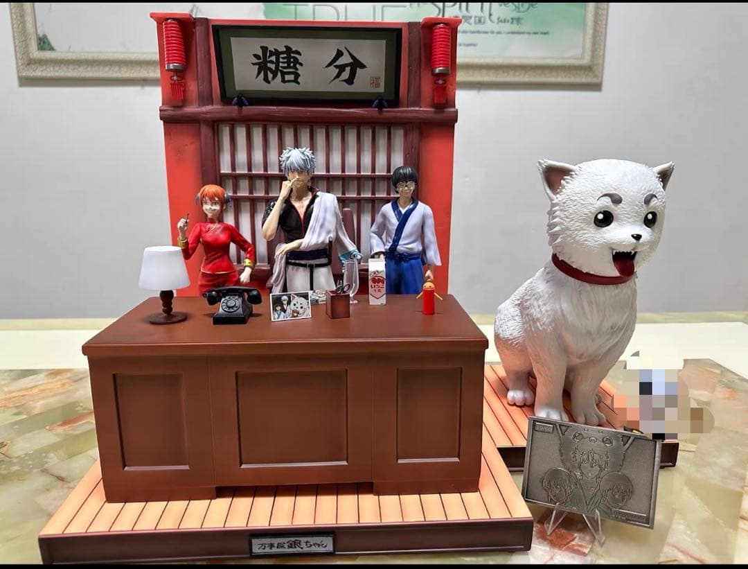 銀魂 坂田銀時 神楽 ガレージキット ガレキ スタチュー⑤