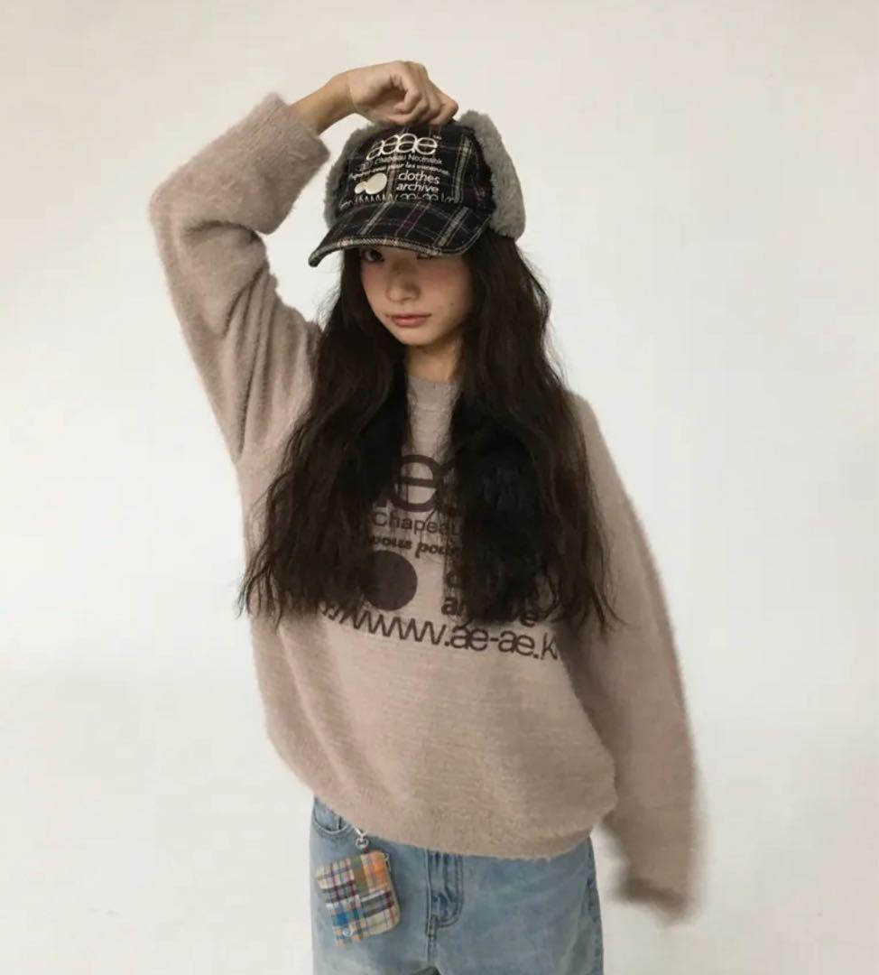 aeae WEB LOGO TROOPER CAP [BLACK] 帽子