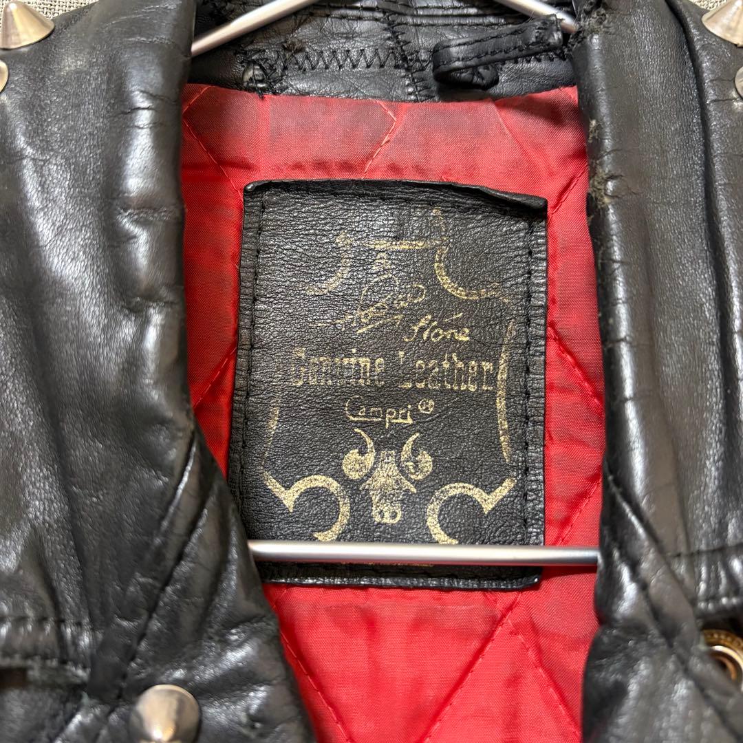 80s ツギハギジャンCampri カンプリVOLTA ライダース 鋲ジャン - メルカリ