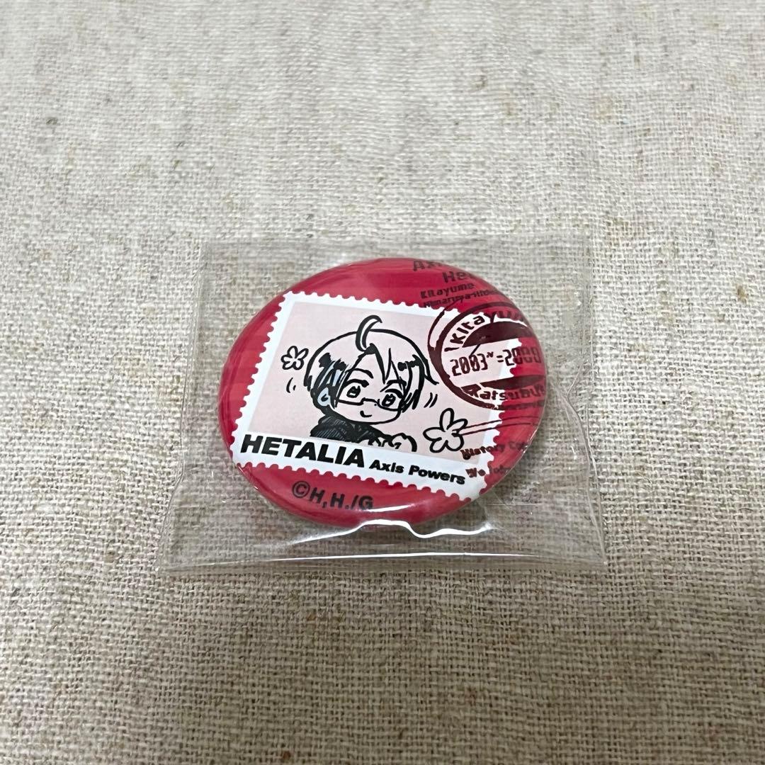 ヘタリア　原作　缶バッジ　アメリカ　もえぶん　ヒサゴ