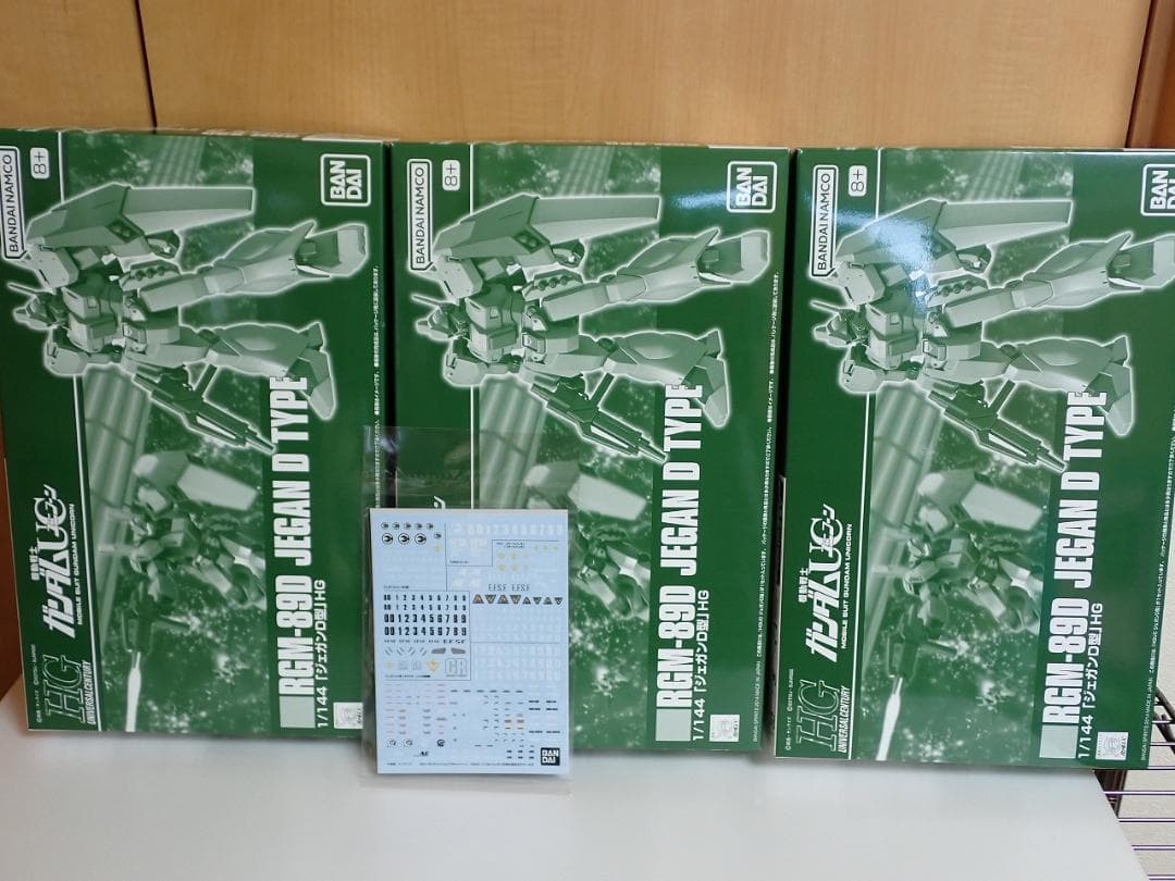 HGUC 1/144 RGM-89D ジェガンＤ型×3個　＋　特典デカール1枚 HGUC 1/144 RGM-89D ジェガンD型（迷彩仕様）【再販】 | 機動戦士