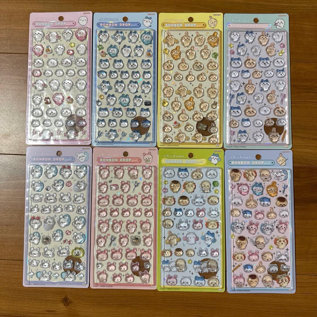 【正規品】ボンボンドロップシール ちいかわ 8点セット